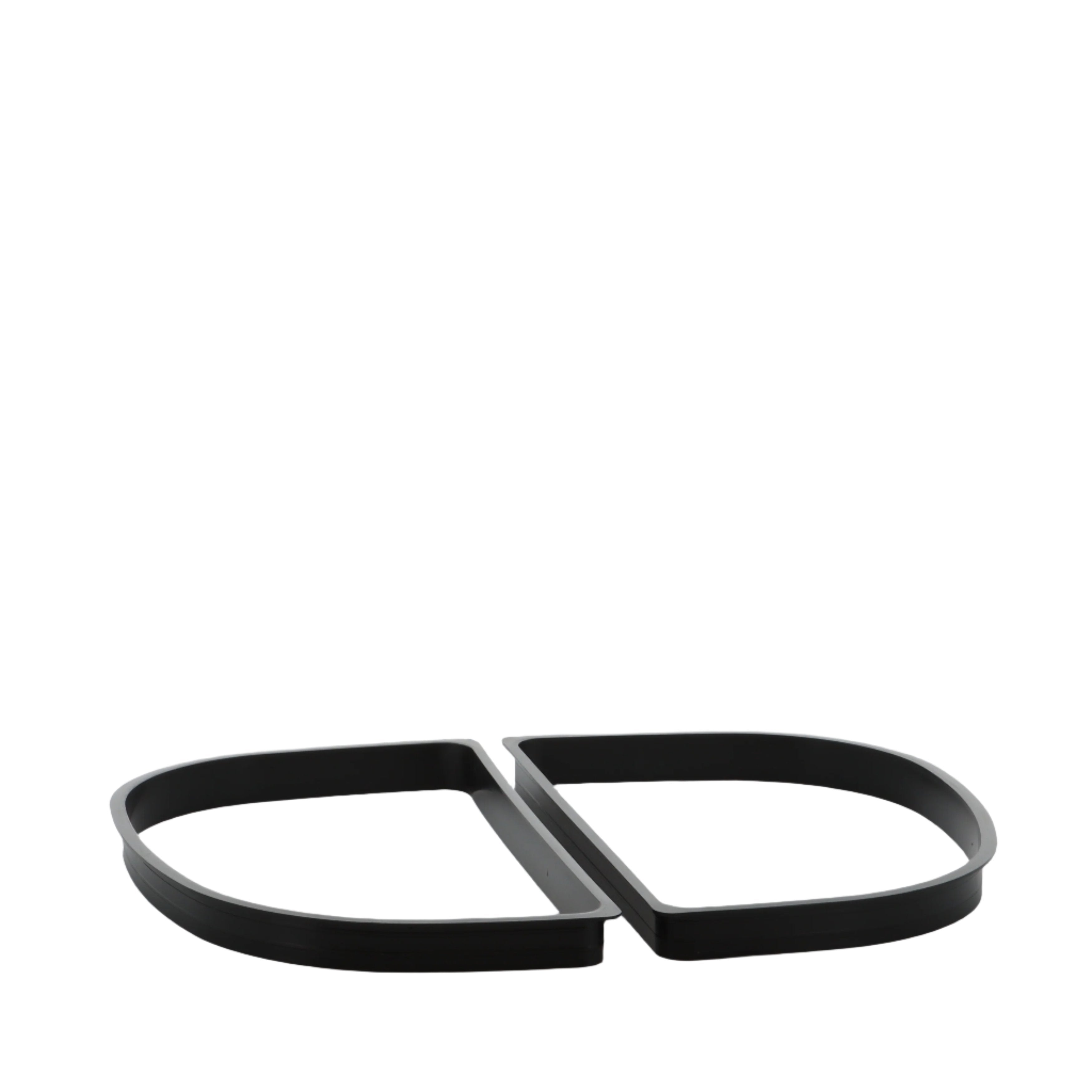 Touchless sensor lid for 80L dual-compartment recycling bins, designed for hygienic waste disposal.