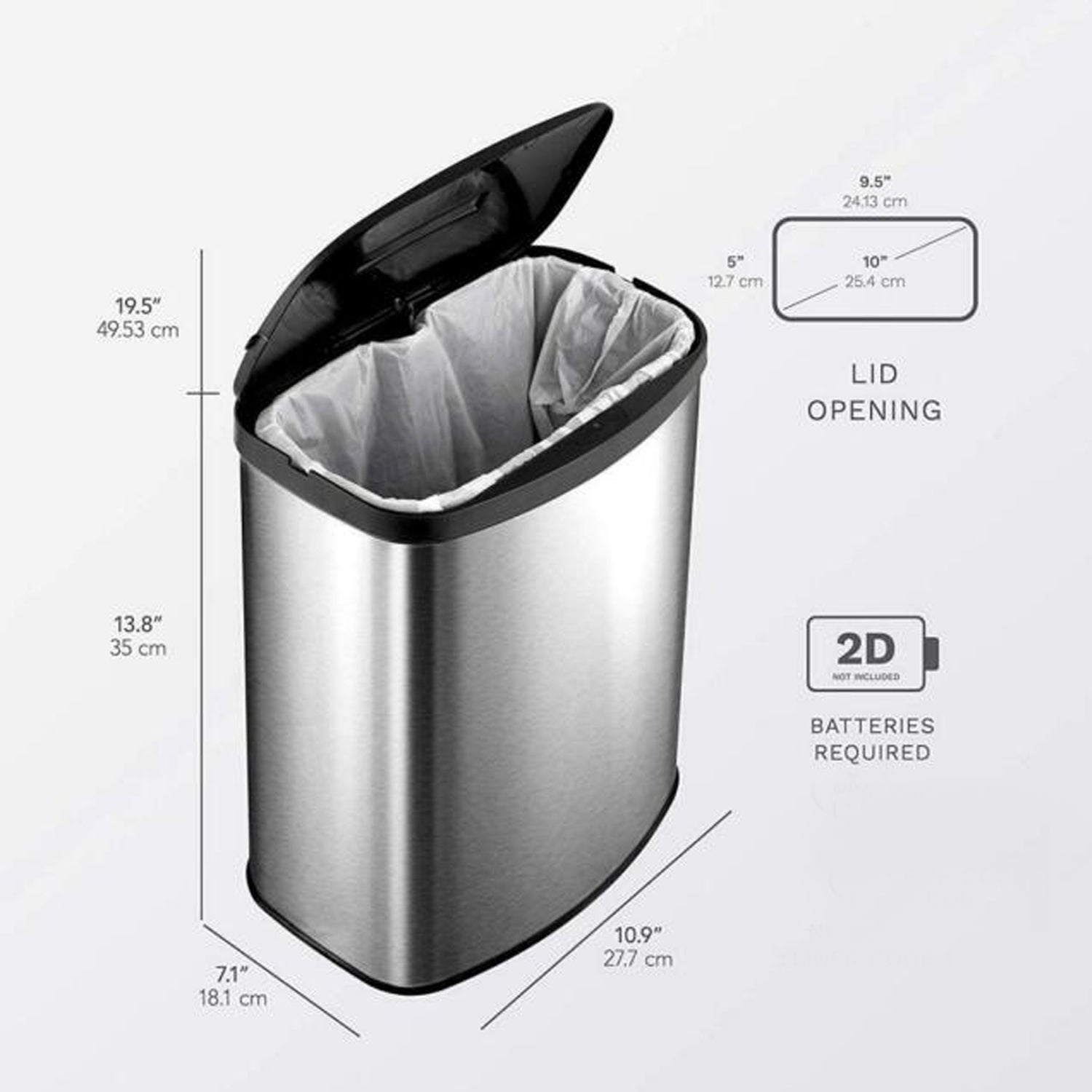 8L Countertop Food Waste Caddy