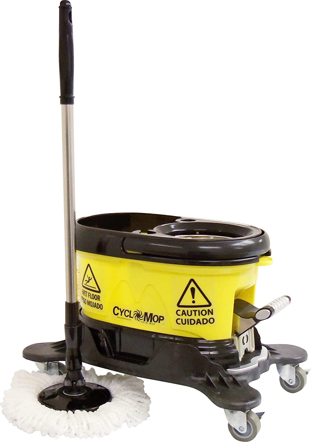 Cyclomop Commercial Turbo Spin Mop and Bucket Set