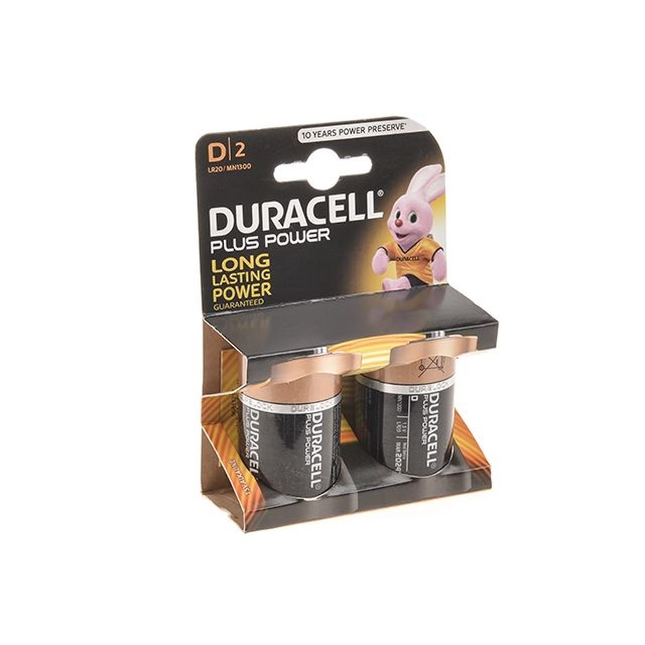 Original Duracell Plus Lr20 Batteries – Mn1300 - D Size Pk2