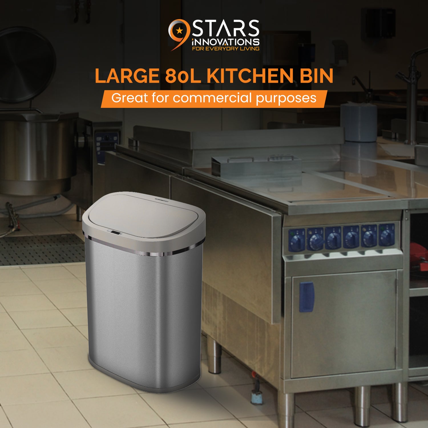 Recycling Bin Set - 80L + Dual Compartment 80L + 8L Food Bin